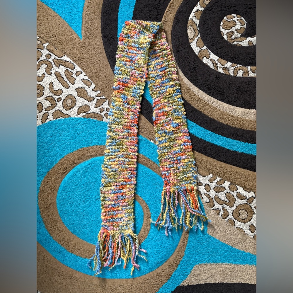 Multicolor Knit Scarf - Picture 2 of 4